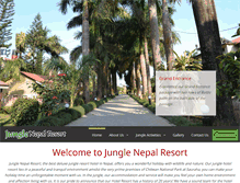 Tablet Screenshot of junglenepal.com